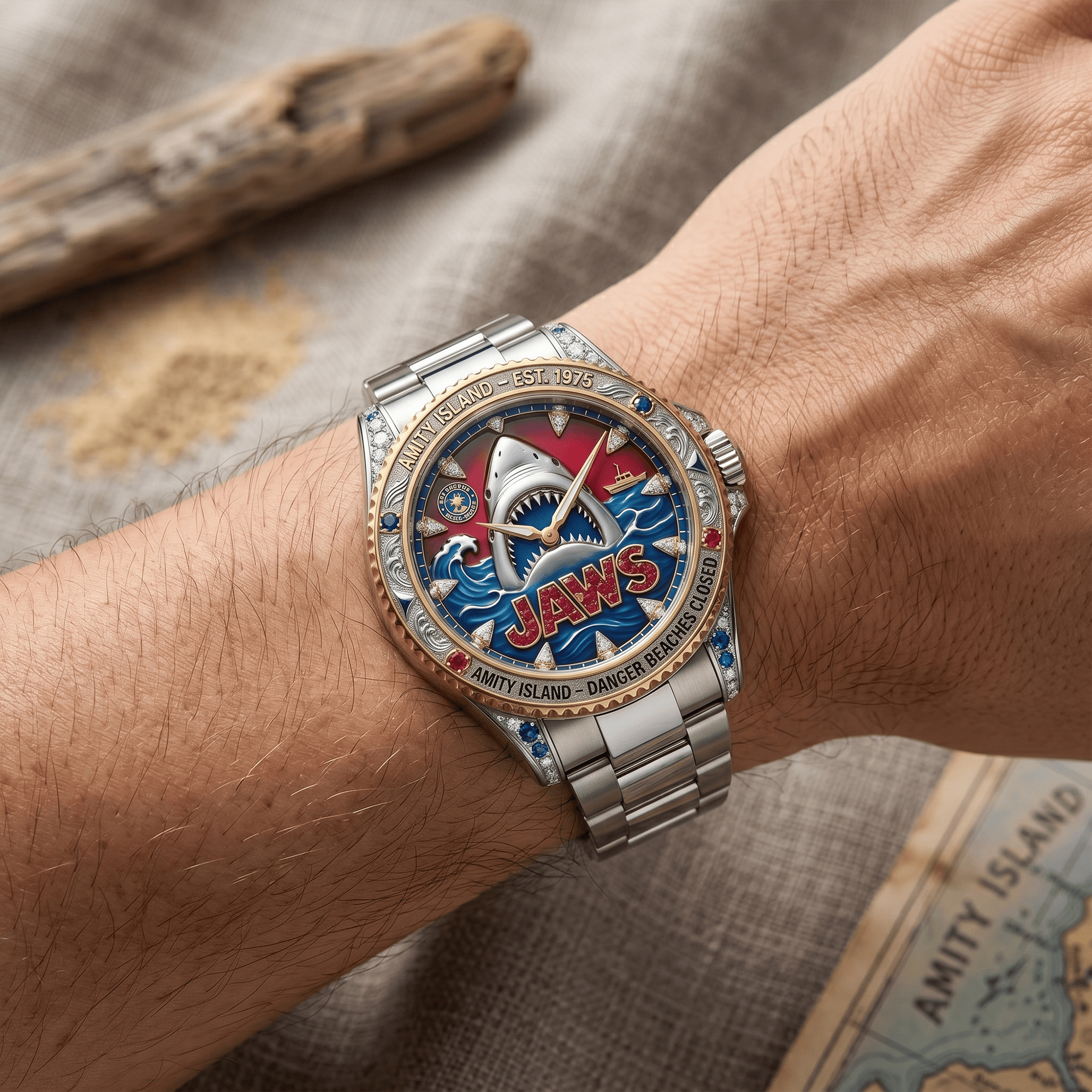 JAW Stainless Steel Watch LNTH